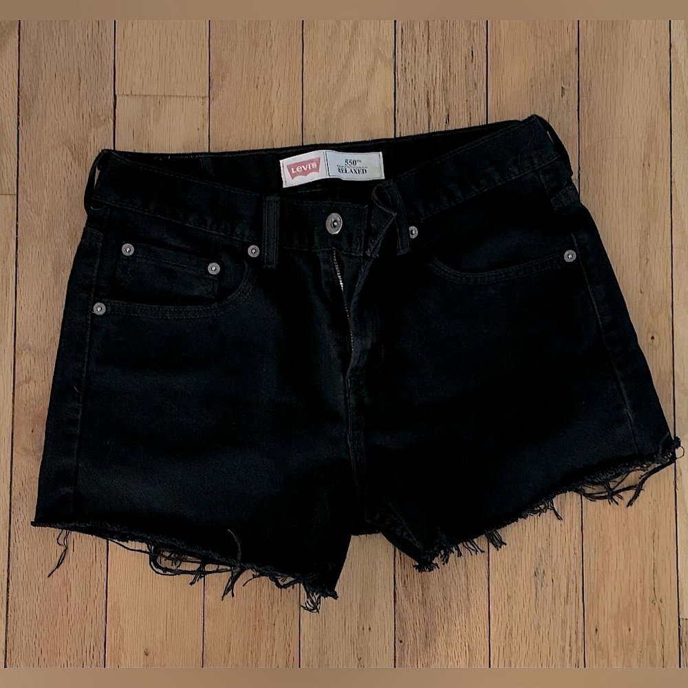 Levi’s black Jean shorts size 29